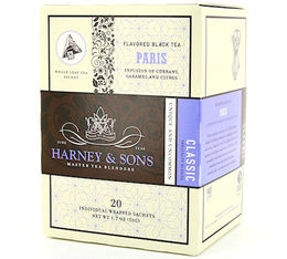 Harney & Sons 'Paris' fruity black tea - 20 individually-wrapped sachets