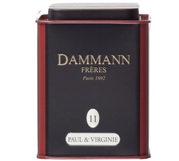 Dammann Frères Paul & Virginie flavoured black tea N°11 - 100g loose leaf in tin