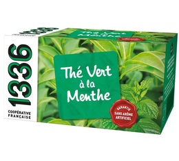 Mint green tea - 20 chiffon tea bags - 1336 (Scop TI)
