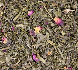 Comptoir Français du Thé 'Rose-litchi' green tea - 100g loose leaf tea