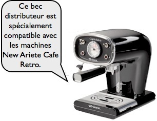 bec distributeur new ariete cafe retro