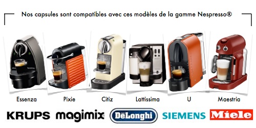 capsules compatibles avec machines nespresso