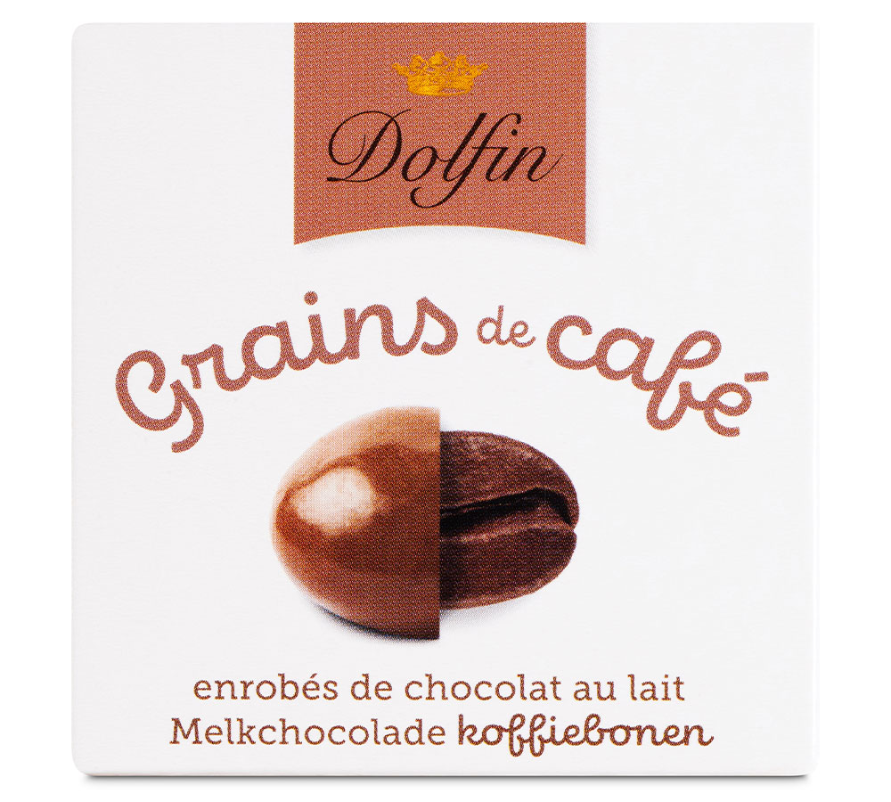 grains de café enrobé de chocolat - dolfin