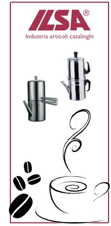 Neapolitan Coffee Maker Stainless Steel ILSA 6 cups