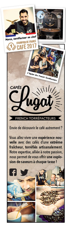 Café en grains mélange héritage Cafés Lugat