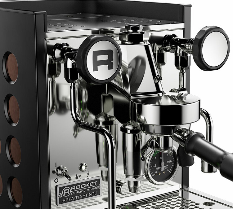 ROCKET ESPRESSO machine à café expresso Appartamento TCA inox noir cuivre