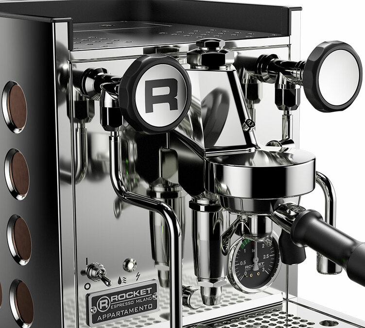 ROCKET ESPRESSO machine à café expresso Appartamento TCA inox cuivre