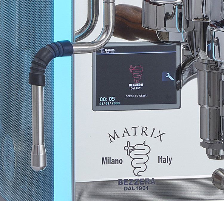 Machine à café pour barista Bezzera Matrix MN avec LED et écran tactile
