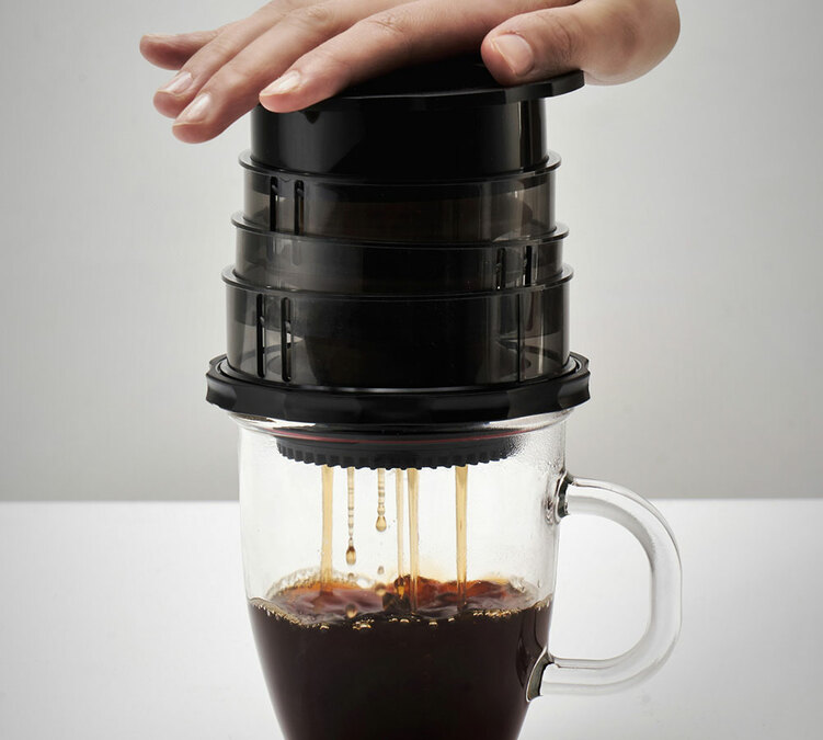 Cafflano machine à café portable Kompact noir