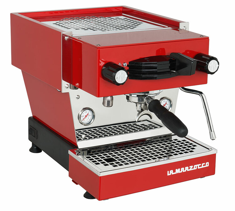 La Marzocco Linea Mini rouge machine expresso haut de gamme