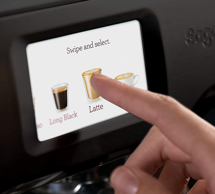 Machine à café Sage barista touch black truffle écran tactile