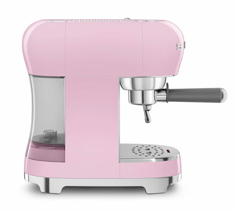 Machine à café expresso SMEG Rose ECF02PKEU Années 50