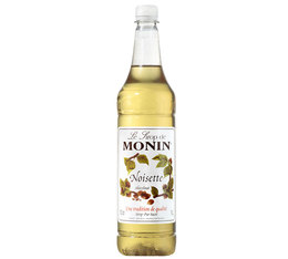 Monin Hazelnut Syrup in Plastic Bottle - 1L