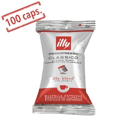 100 Capsules Iperespresso rouge - ILLY