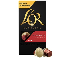 10 capsules compatibles Nespresso® Splendente - L'OR ESPRESSO