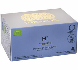 10 Capsules Éthiopie H3 Bio -  compatibles Nespresso®- TERRES DE CAFE 