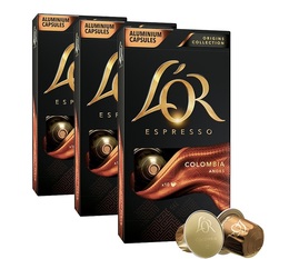 L'Or Espresso Colombia compatibles Nespresso® - 3 x 10 capsules