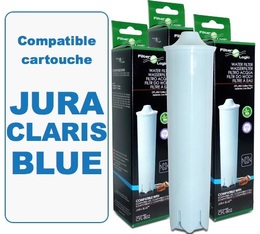Lot de 3 cartouches filtrantes Filter Logic FL-802 compatible Jura Claris Blue