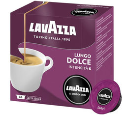 36 capsules café A Modo Mio Lungo Dolce- LAVAZZA