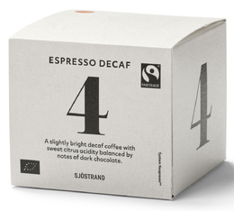 10 capsules compatibles Nespresso® Espresso décaféiné n°4 - SJÖSTRAND COFFEE