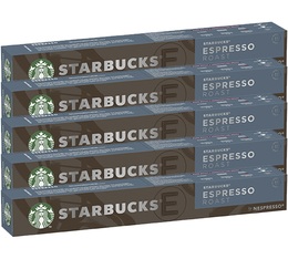 50 Capsules Starbucks compatibles Nespresso® - Espresso Roast