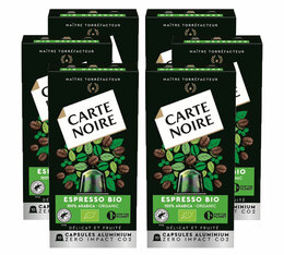 60 Capsules compatibles Nespresso - Espresso BIO - CARTE NOIRE