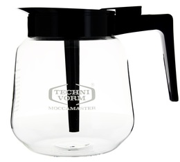 Verseuse professionnelle MOCCAMASTER en verre noire conique - pour cafetière filtre Moccaserver - 1.8 L