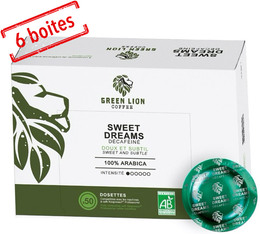 Green Lion Coffee Sweet Dreams Bio - Office Pads - 300 dosettes compatibles Nespresso® pro