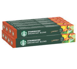 80 Capsules Starbucks compatibles Nespresso® - Breakfast Blend