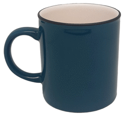 Mug XLarge rétro bleu canard- 700 ml - AOC