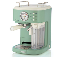 Machine à café vintage avec carafe à lait 1383 verte - ARIETE - Parfait état