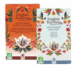 Assortiment 40 sachets de thé Bio - ENGLISH TEA SHOP