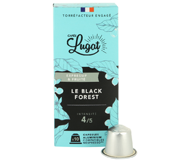 10 capsules compatibles Nespresso® Black Forest - CAFÉS LUGAT