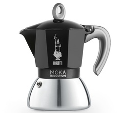 Bialetti Moka Induction Coffee Pot Black- 6 cups