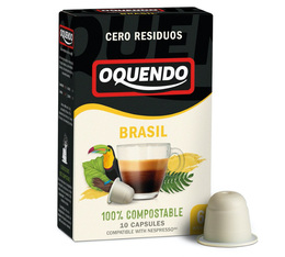 10 capsules compatibles Nespresso® Origine Brasil - OQUENDO