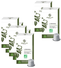 Offre Spéciale 5+2 Capsules Bio L'original 7x10 Green Lion Coffee compatibles Nespresso