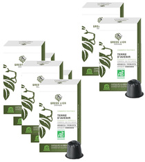 Offre Spéciale 5+2 - 70 Capsules Bio Terre d'avenir Commerce Equitable - Nespresso compatible - GREEN LION COFFEE