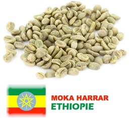 Café vert Moka Harrar - Ethiopie - Terroir Mesela - 100% Moka LongBerry - 1kg