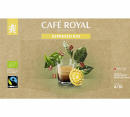 50 Dosettes compatibles Nespresso® pro Espresso Bio - CAFE ROYAL Office Pads