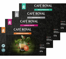 Pack découverte 600 capsules compatibles Nespresso® - CAFE ROYAL Office Pads