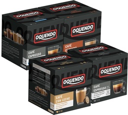 Pack découverte 64 capsules cappuccino Dolce Gusto® compatibles- OQUENDO