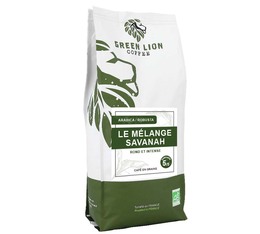 1kg Café en grain bio Mélange Savanah - GREEN LION COFFEE