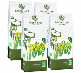 4x250 g - Café en grain Spring Blend BIO - Green Lion Coffee
