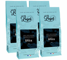 Cafés Lugat Specialty Coffee Beans Black Spice - 4 x 250g