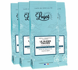 Cafés Lugat Coffee Beans Le Blend Italien (Italian Blend)  - 1kg
