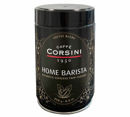 250g - Café en grain Home Barista boite métal - Corsini