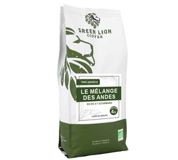1 Kg Café en grain bio pour professionnels Le Mélange des Andes - Green Lion Coffee
