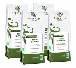 4x250g Café en grain bio - Terres d'avenir - GREEN LION COFFEE