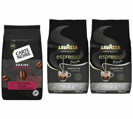 3 kg - Cafés en grain Espresso Barista Perfetto/Espresso - Lavazza-Carte Noire