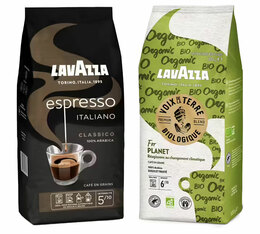 1kg - Cafés en grain Espresso Italiano/Voix de la Terre For Planet Bio - Carte Noire